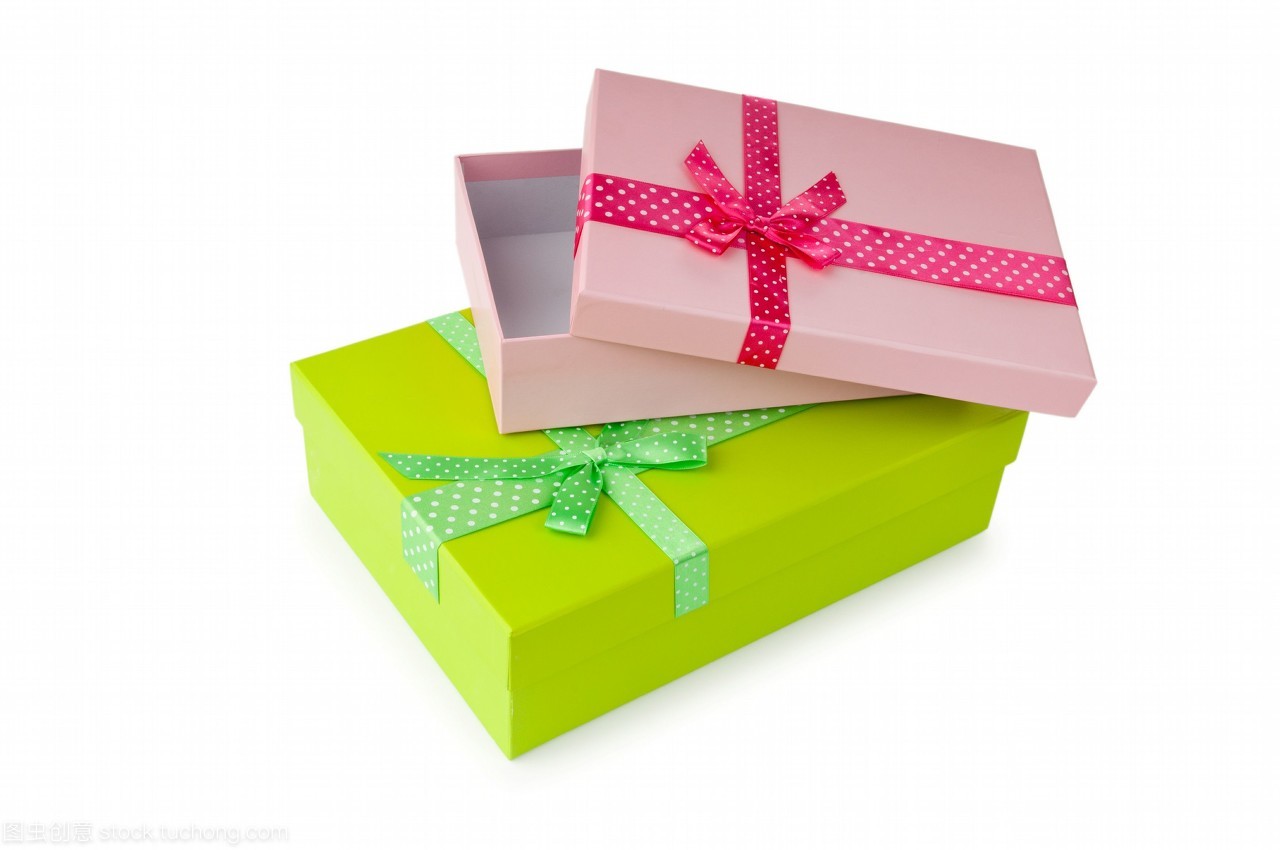 礼品盒的庆祝概念