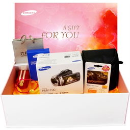 三星MX F90家用高清闪存数码摄像机 白色温馨礼盒定制版优雅登场