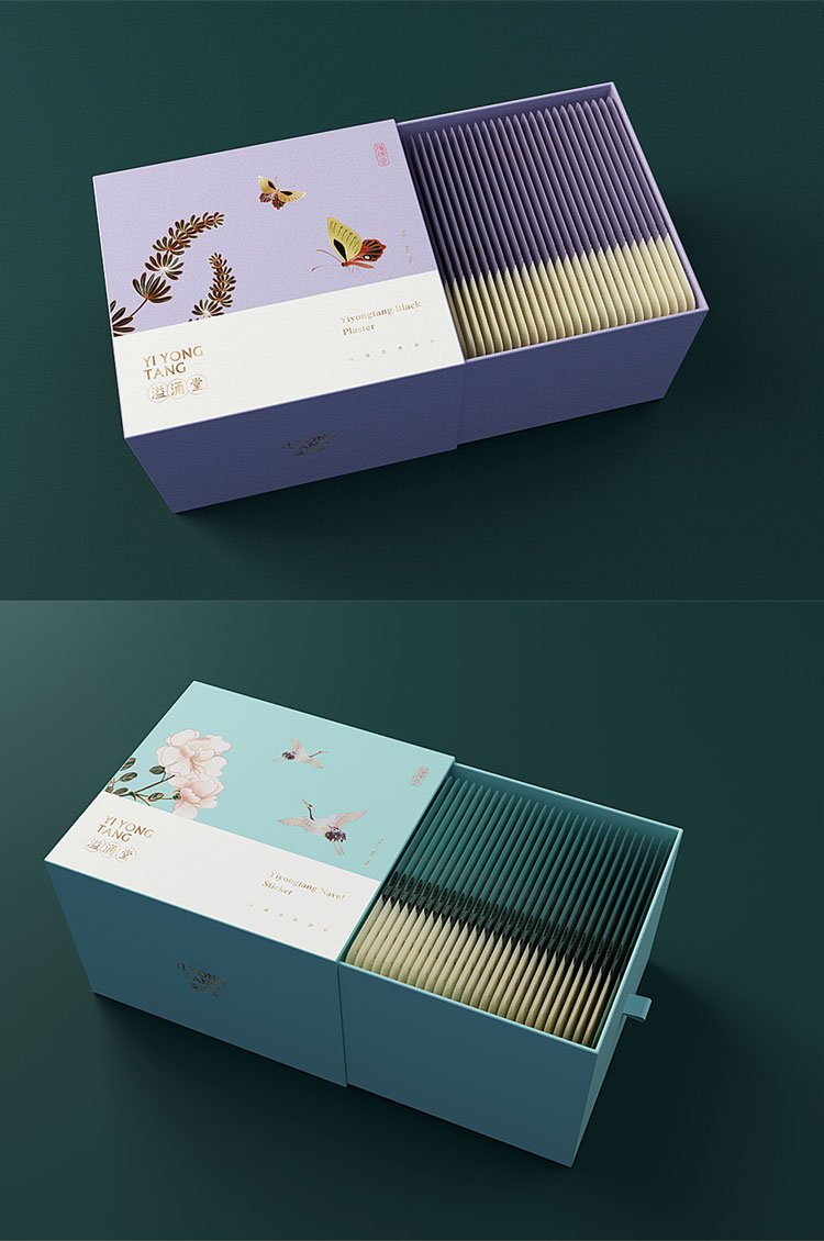 尊贵礼遇 金色抽屉式折叠礼盒，为名贵滋补品注入仪式感