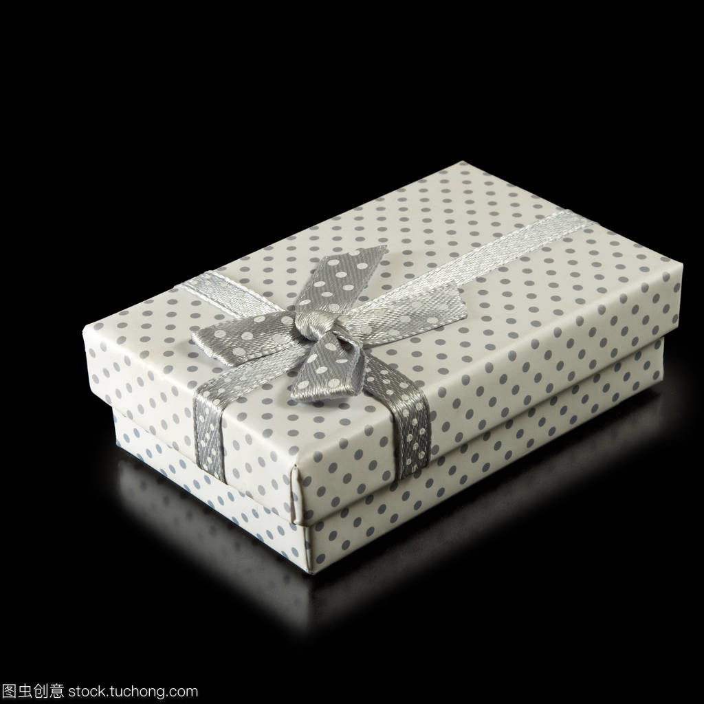 礼赠之心 一个礼品盒的精致特写